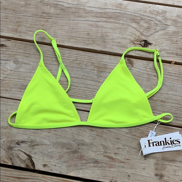 Frankie's Bikinis Other - Frankies Chase Top L Lemon Drop